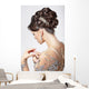 Elegance. Chic. Beautiful Brunette with Classy Hairstyle. Luxury 