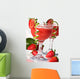 Strawberry Daiquiri cocktails. Most popular cocktails series.. Wall Mural