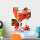 Strawberry Daiquiri cocktails. Most popular cocktails series.. Wall Mural