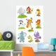Animal Mix Wall Mural