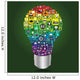 Light bulb with business and social media icon infographics Wall Mural