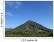 Koko Head Mountain with stair trail up side visible 