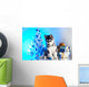 Cute Husky Puppy Wall Decal