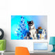 Cute Husky Puppy Wall Decal
