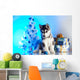 Cute Husky Puppy Wall Decal
