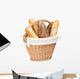 french baguette basket Wall Decal