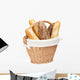 french baguette basket Wall Decal