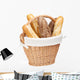 french baguette basket Wall Decal