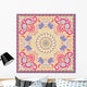 Elephant  Floral Motif Wall Mural