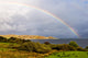 Rainbow above the lake, Isle of Skye, Scotland Wall Mural