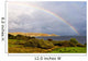 Rainbow above the lake, Isle of Skye, Scotland Wall Mural