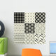 Abstract Geometric Black and Wall Decal