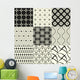 Abstract Geometric Black and Wall Decal