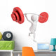 Lifting Heavy Weights Wall Decal