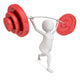 Lifting Heavy Weights Wall Decal