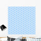 Seamless Hexagons Blue Texture Wall Decal