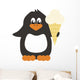 Nice Penguin on White Background 