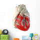 human heart (model) Wall Decal