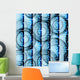 Abstract Blue Seamless Wall Decal