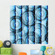 Abstract Blue Seamless Wall Decal