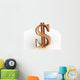 Dollar. 3d Wall Decal
