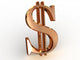 Dollar. 3d Wall Decal