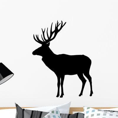 Deer shown on a wall
