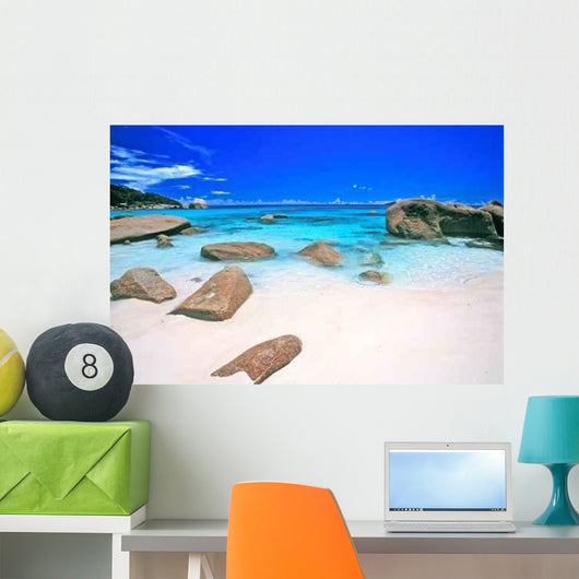 Anse Lazio Seychelles Wall Decal Design 2
