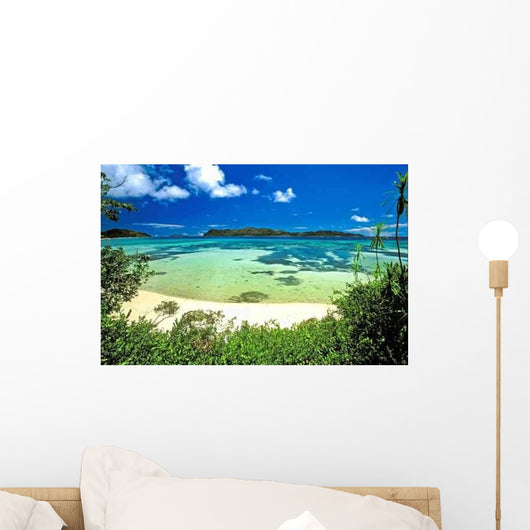 Plage Praslin Aux Seychelles Wall Decal