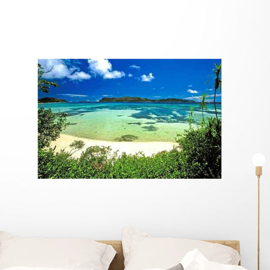 Plage Praslin Aux Seychelles Wall Decal