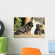 Gorgeous Puppy Looking Itself Wall Decal