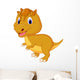 Cute dinosaur cartoon Wall Decal