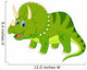 Cute Triceratops Cartoon Wall Decal