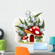 Lily of the valley and mushroom house Wall Decal