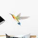 Hummingbird on a White Background Wall Decal