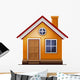 House icon isolated on white background Wall Decal