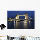 Tower Bridge in London in the evening with reflection Wall Mural