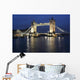 Tower Bridge in London in the evening with reflection Wall Mural