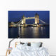 Tower Bridge in London in the evening with reflection Wall Mural