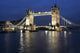 Tower Bridge in London in the evening with reflection Wall Mural