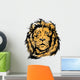 Lion Head Stencil Vector 