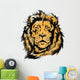 Lion Head Stencil Vector 
