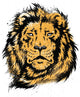 Lion Head Stencil Vector 