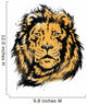 Lion Head Stencil Vector 