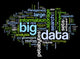 Big data concept in word cloud Wall Mural