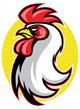 rooster mascot Wall Decal