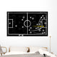 Abstract vector tactic strategy concept sketched on a blackboard 