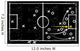 Abstract vector tactic strategy concept sketched on a blackboard 