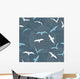 Seamless Pattern with Seagulls Wall Decal