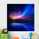 abstract background with sunset and mountains 